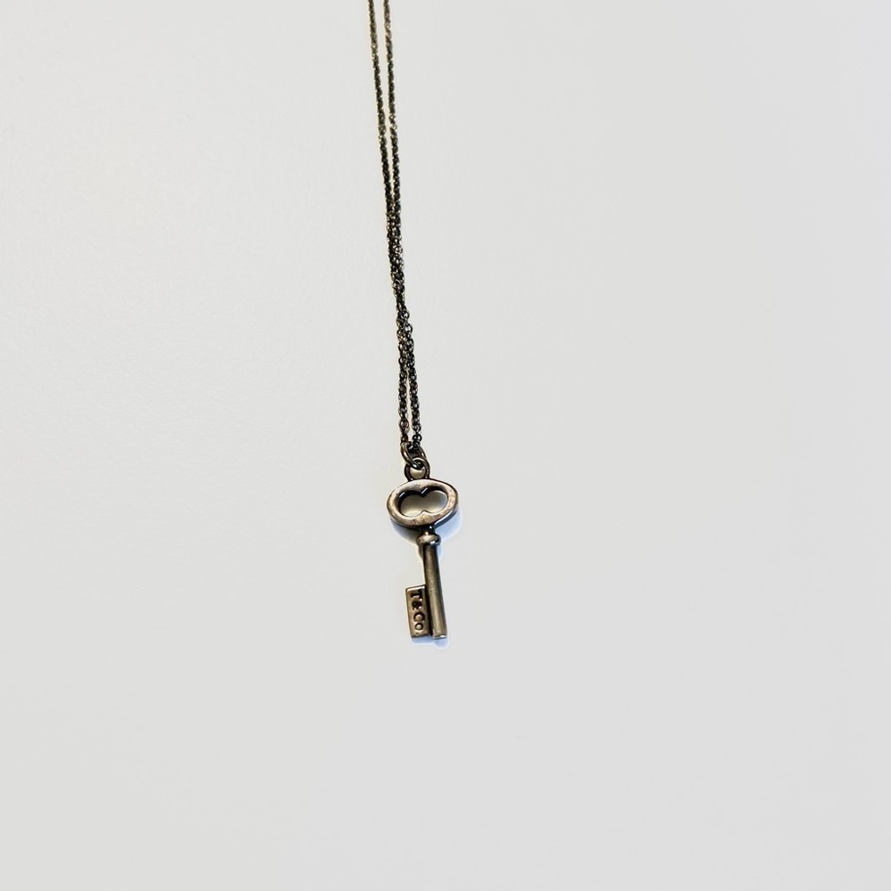 AUTHENTIC Tiffany Co Sterling Key Necklace